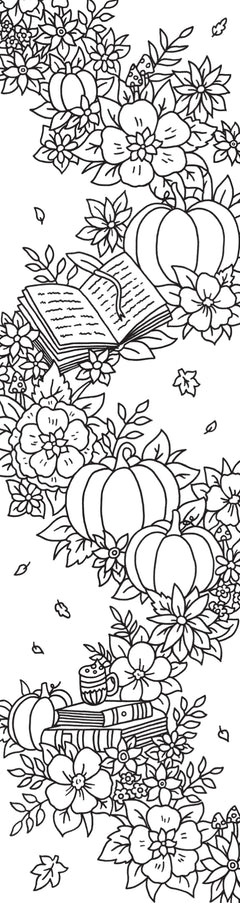 Marque-pages Guirlandes de fleurs