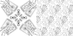Les Petits carrés d'Art-thérapie Tarot et arts divinatoires