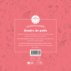 Les petits carrés d'Art-thérapie Boules de poils