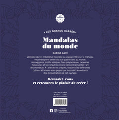 Les Grands carrés d'Art-thérapie Mandalas du monde