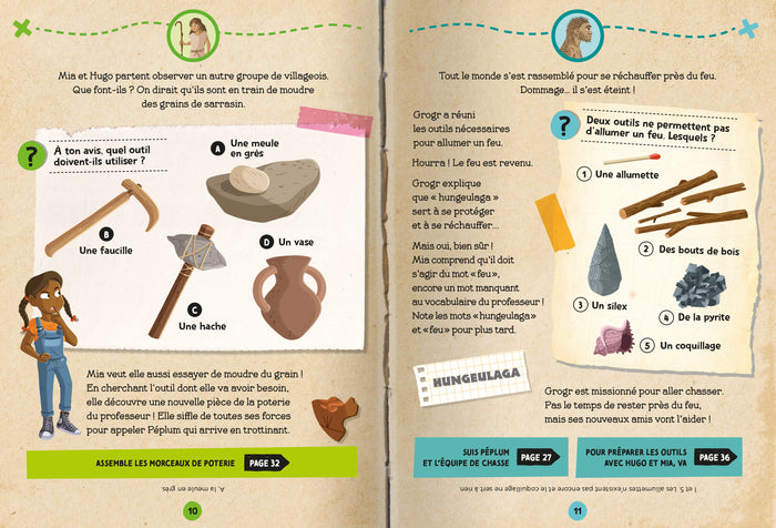 Enquête mystère - au temps de la Préhistoire