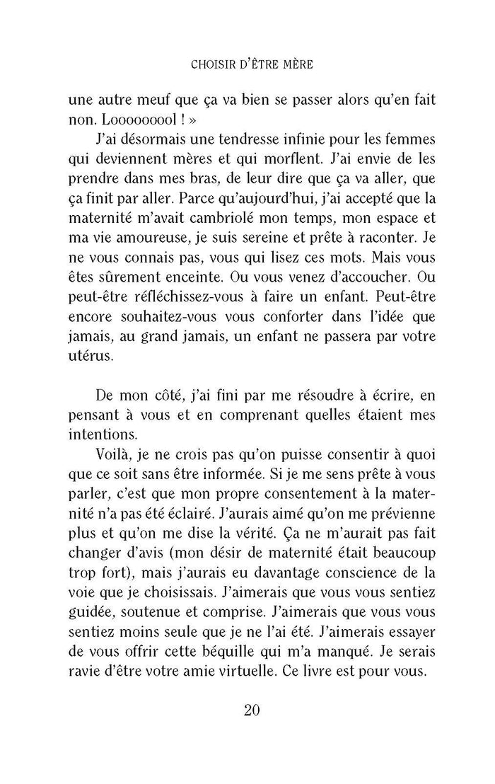 Choisir d'être mère