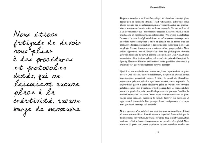 Corporate Rebels - 8 alternatives pour transformer radicalement le travail