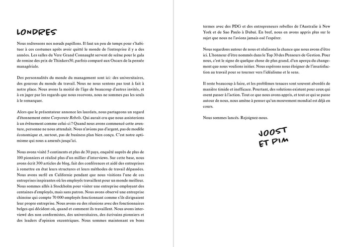 Corporate Rebels - 8 alternatives pour transformer radicalement le travail