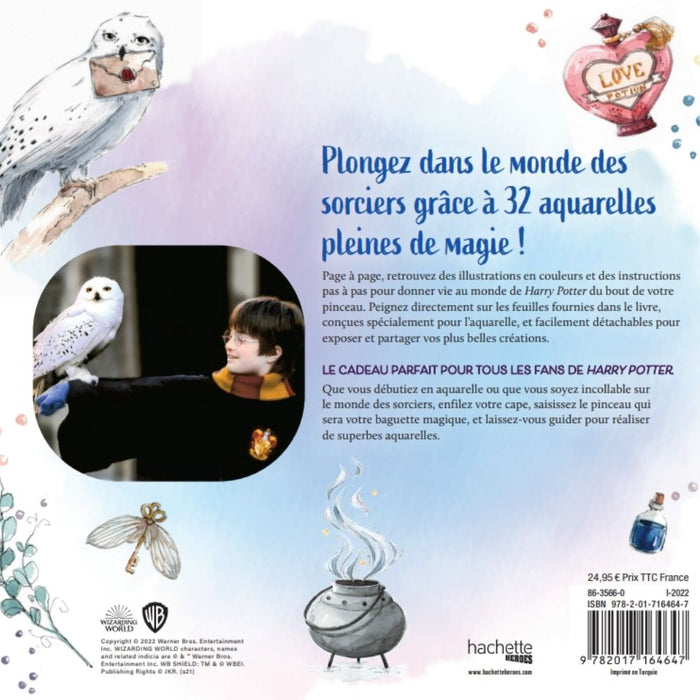 D'après les films Harry Potter : la magie de l'aquarelle