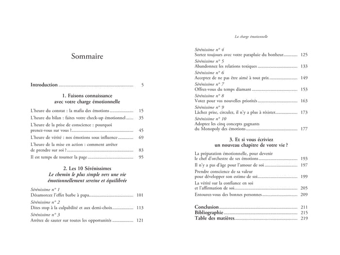 La charge émotionnelle - Comment s'en libérer