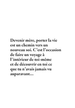 Et tu deviendras mère