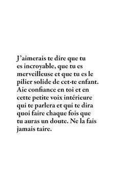 Et tu deviendras mère