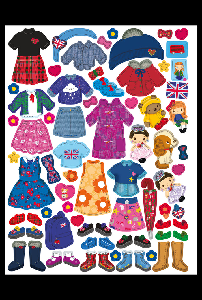 Minimiki - Stickers - Habille Kate au Royaume-Uni