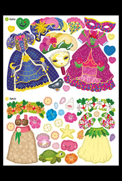 Minimiki - Stickers - Fêtes du monde