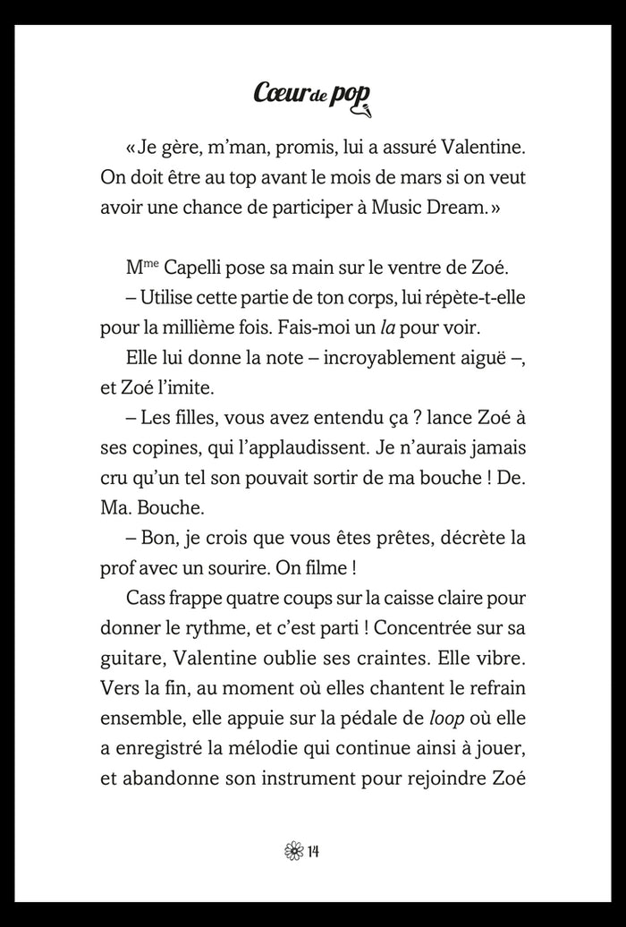 Coeur de Pop - Première chanson