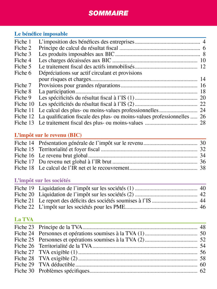 Top actuel Fiscalité