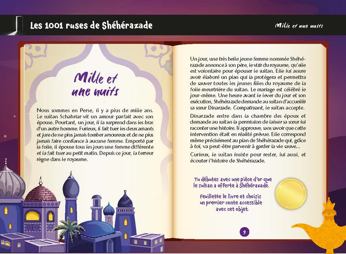 Escape game de poche junior : Les 1001 ruses de Shéhérazade