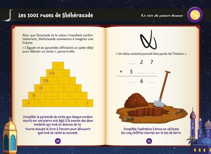 Escape game de poche junior : Les 1001 ruses de Shéhérazade
