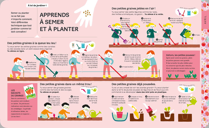 Le guide pratique des petits jardiniers