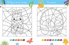 Mes coloriages magiques du printemps et de Pâques - Lettres