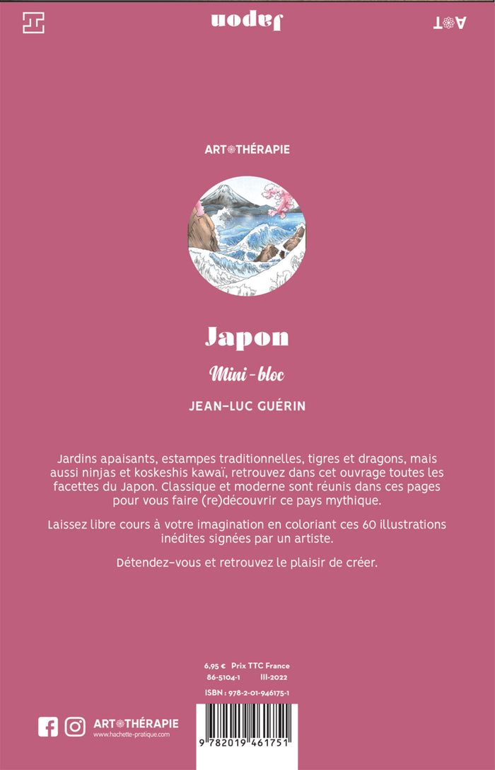 Mini-bloc d'art-thérapie Japon