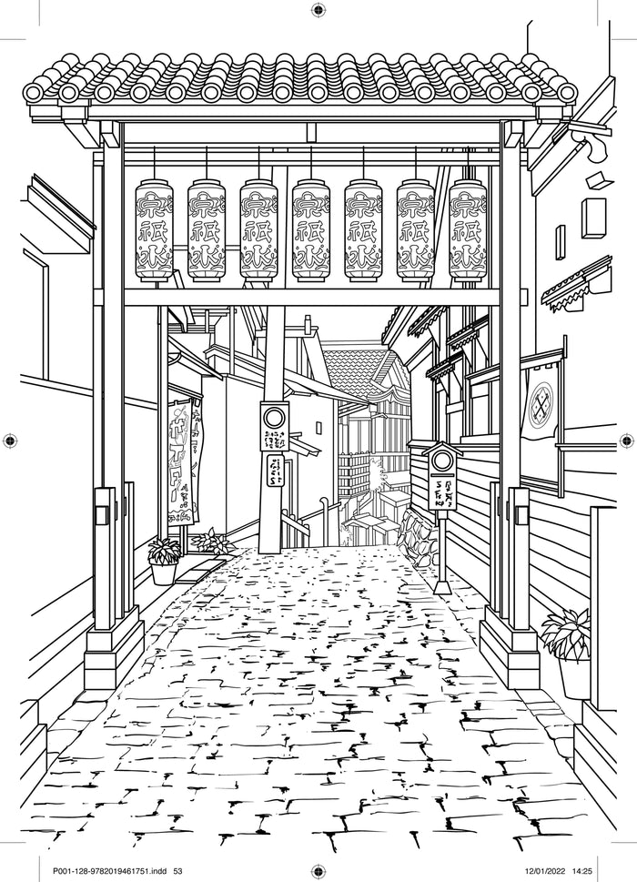 Mini-bloc d'art-thérapie Japon