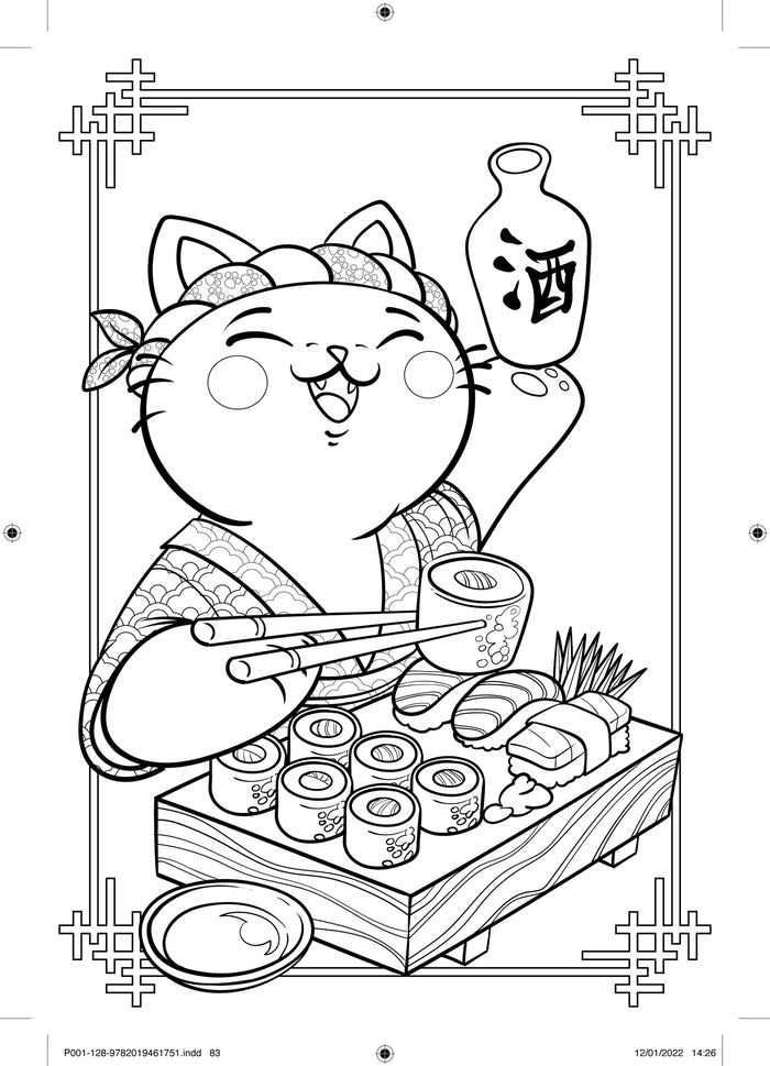 Mini-bloc d'art-thérapie Japon