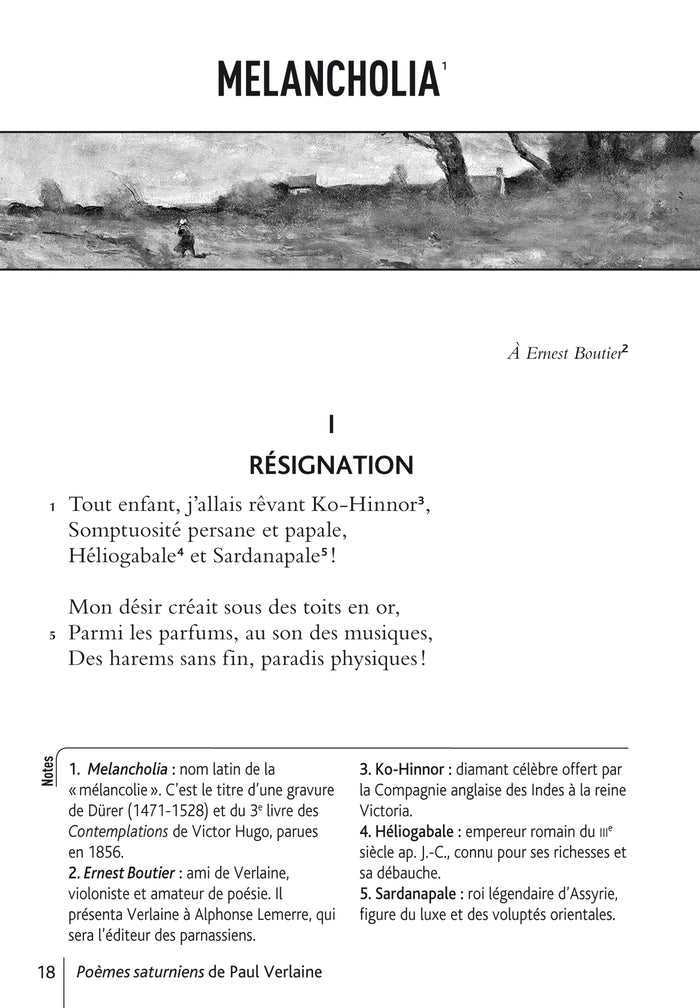 Poèmes saturniens, fêtes galantes, romances sans paroles, Verlaine