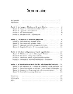 L'école et l'écriture obligatoire