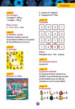 Jeux et énigmes - Du CE1 au CE2 - Cahier de vacances 2025