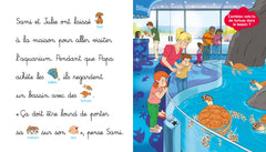 Sami et Julie à l'aquarium