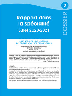 Objectif Concours 2022-2023 Attaché territorial (concours interne)