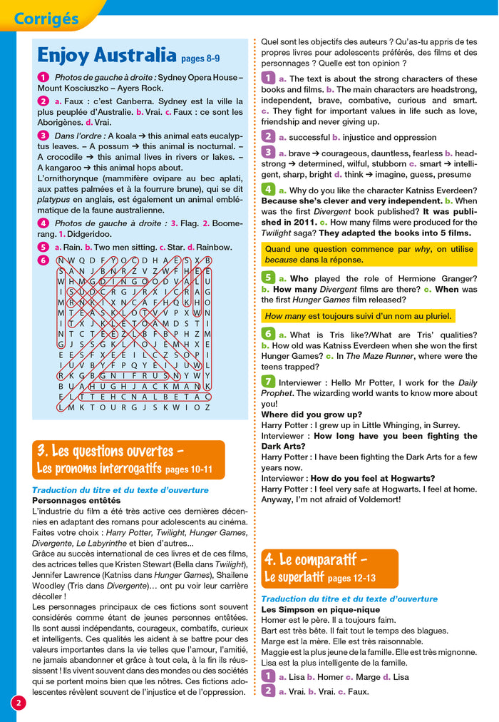 Passeport - Anglais - De la 3e à la 2nde - Cahier de vacances 2024