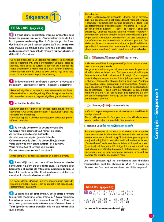 Passeport - Toutes les matières - De la 3e à la 2nde - Cahier de vacances 2024