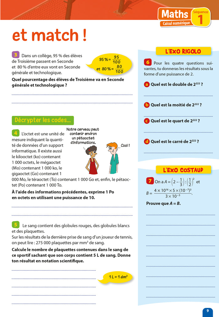 Passeport - Toutes les matières - De la 3e à la 2nde - Cahier de vacances 2024