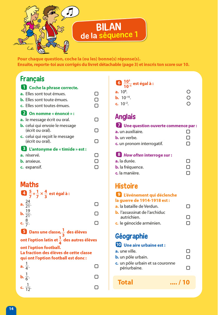 Passeport - Toutes les matières - De la 3e à la 2nde - Cahier de vacances 2024