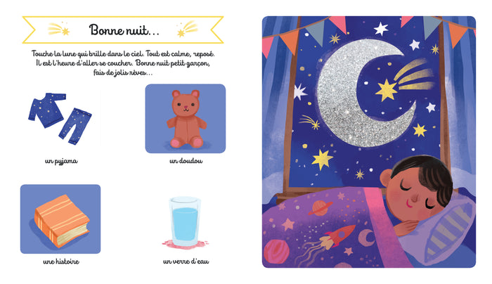 Bonne nuit: Regarde et touche
