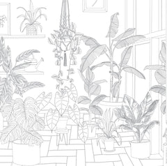 Les petits carrés d'Art-thérapie Fleurs et jardins
