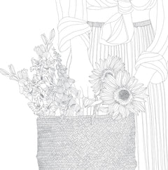 Les petits carrés d'Art-thérapie Fleurs et jardins