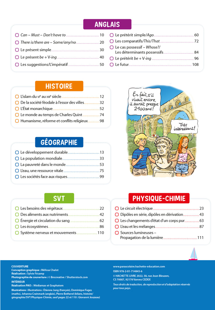 Passeport - Toutes les matières - De la 5e à la 4e - Cahier de vacances 2024