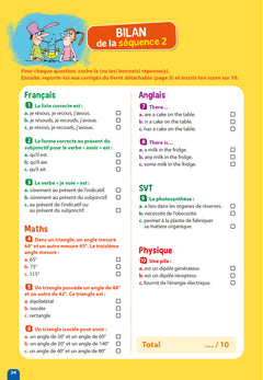 Passeport - Toutes les matières - De la 5e à la 4e - Cahier de vacances 2024