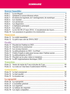 Top actuel droit de l'immobilier
