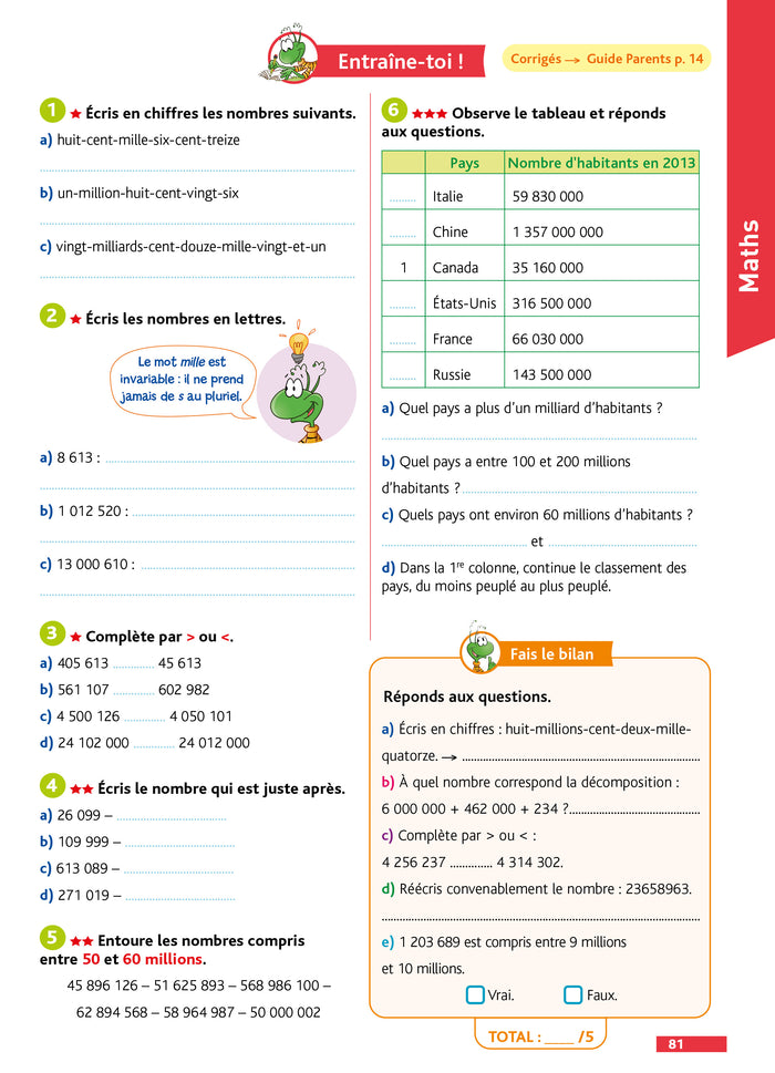 Pour comprendre Tout mon CM2
