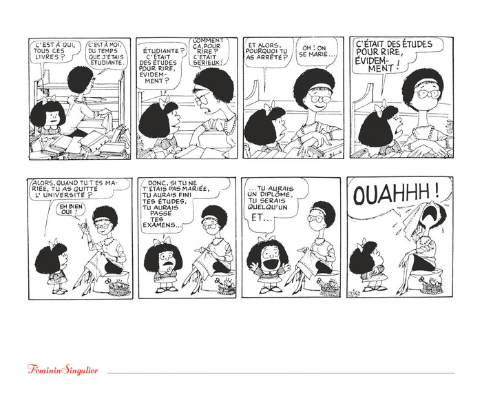 Mafalda féminin singulier