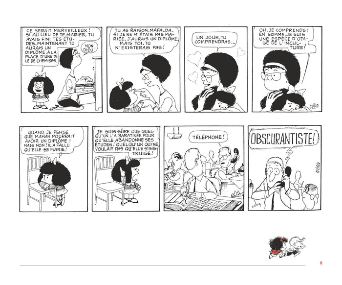 Mafalda féminin singulier
