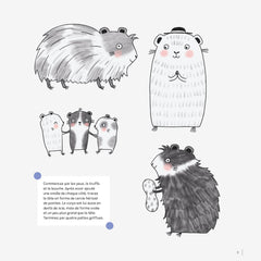 Dessins d'animaux en 5 étapes