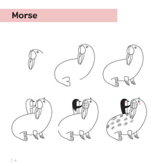 Dessins d'animaux en 5 étapes