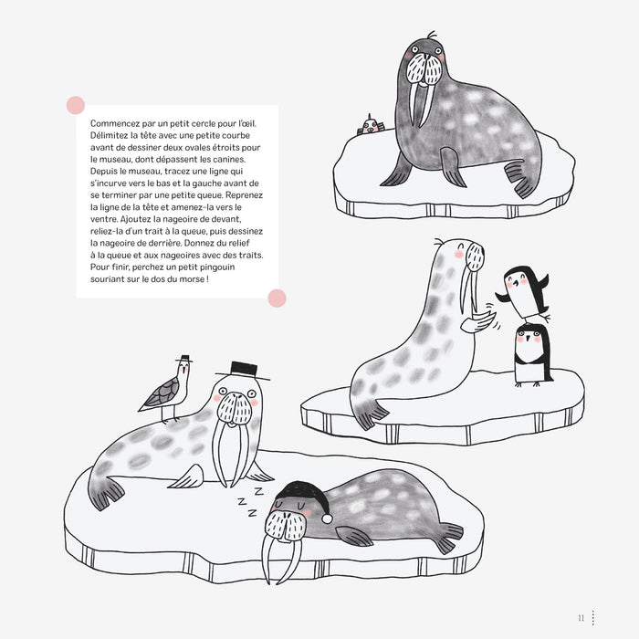 Dessins d'animaux en 5 étapes