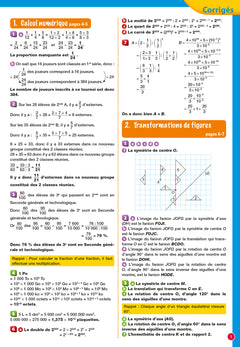 Passeport - Maths / Physique-Chimie - De la 3e à la 2nde - Cahier de vacances 2024