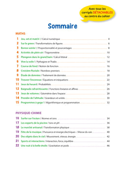 Passeport - Maths / Physique-Chimie - De la 3e à la 2nde - Cahier de vacances 2024