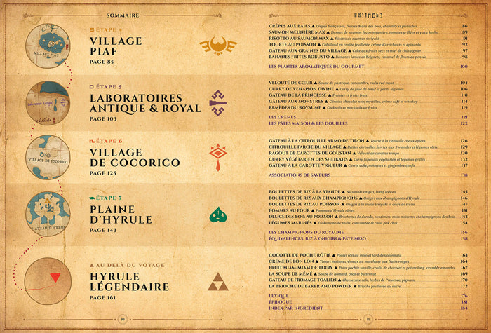 La cuisine dans Zelda