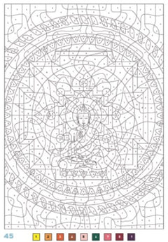 Coloriages mystères - Mandalas
