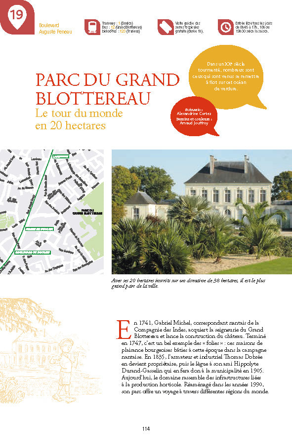 Guide de Nantes en BD