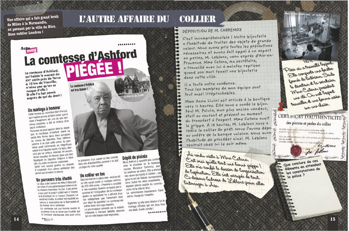 Cahier de vacances - Grandes enquêtes dignes du Quai des Orfèvres